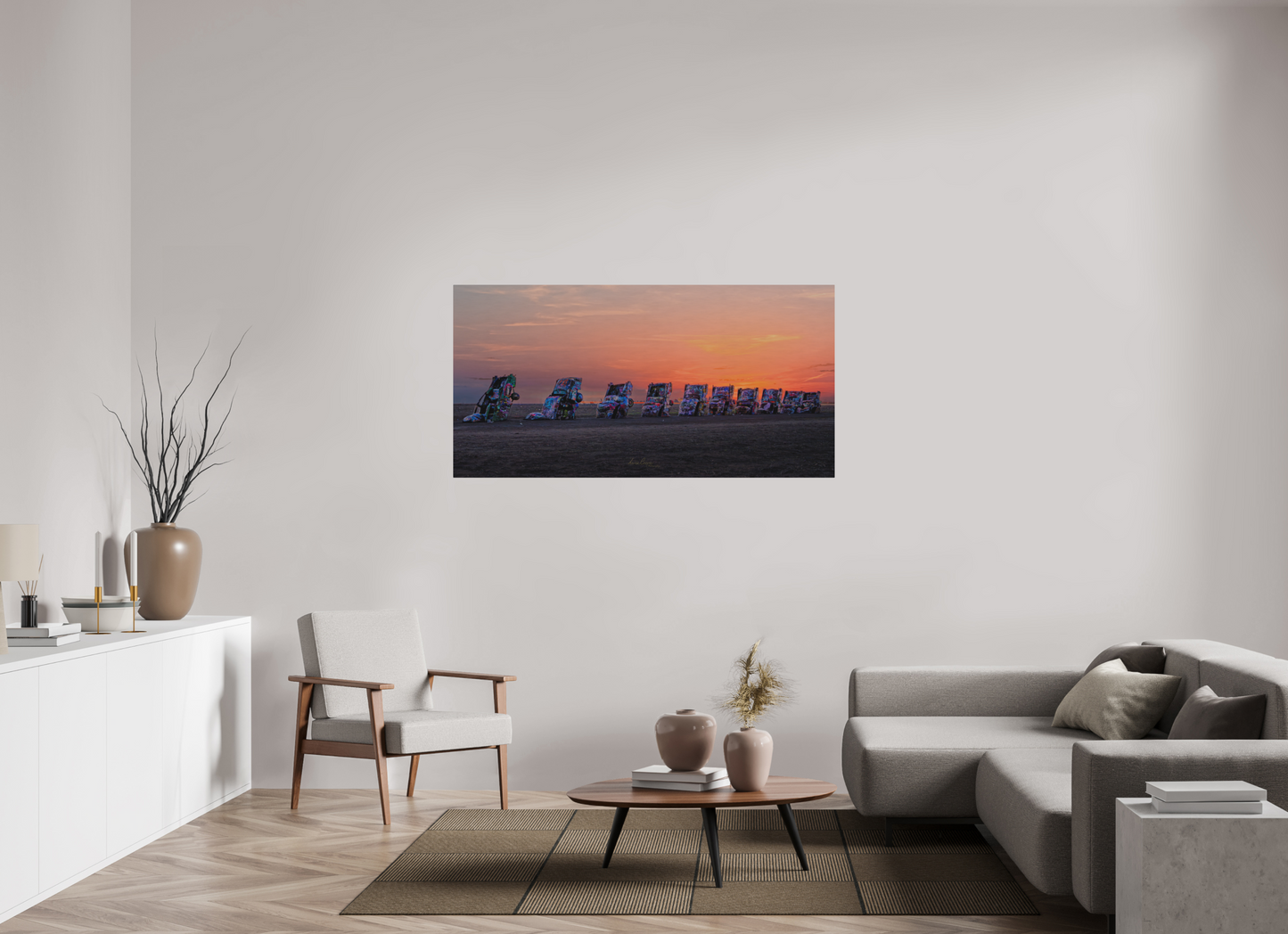 61.3 x 31″, Metal Prints Before the Highway Woke