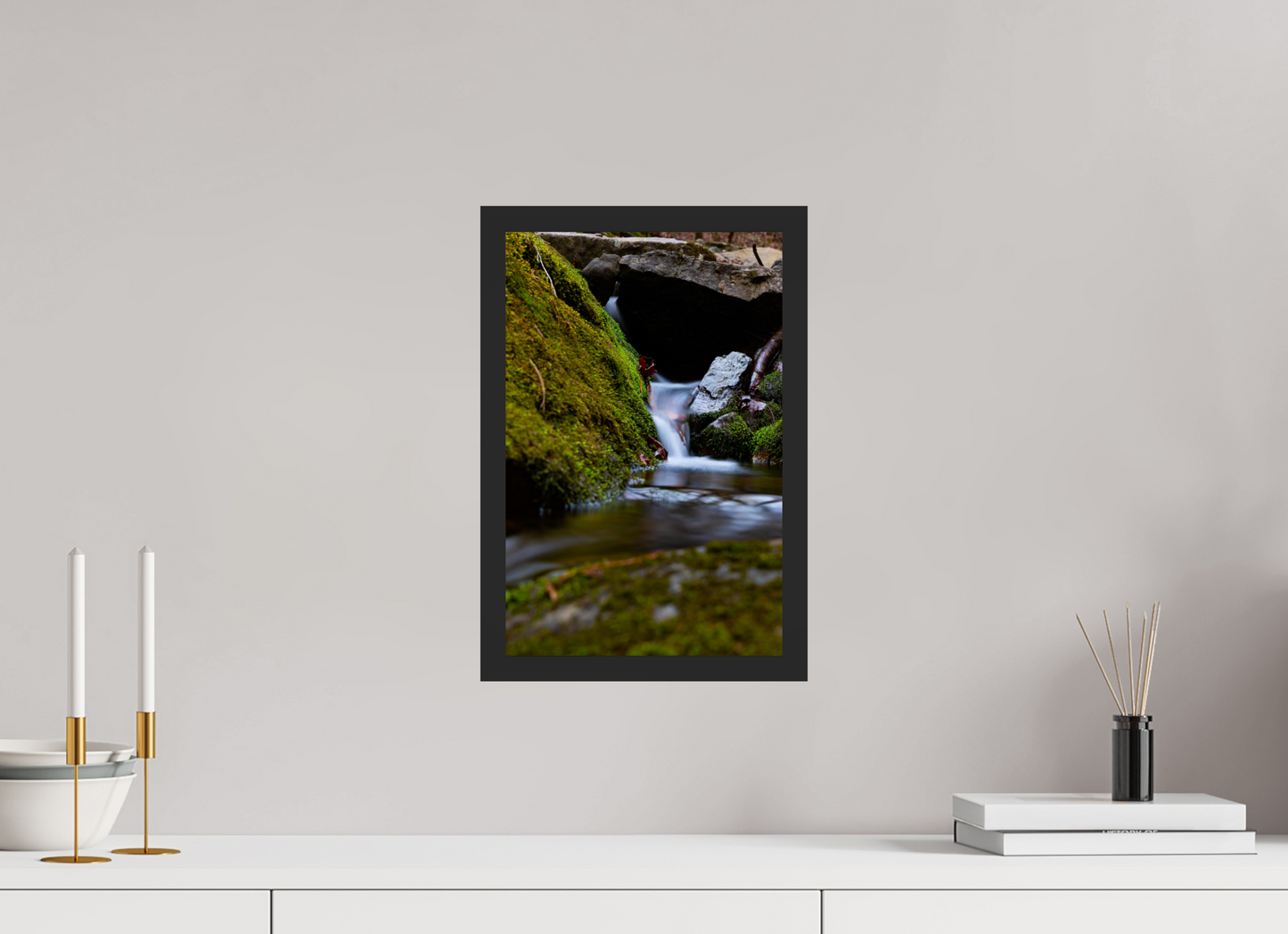 10 x 15″, Gallery Frame Between Moss and Stone