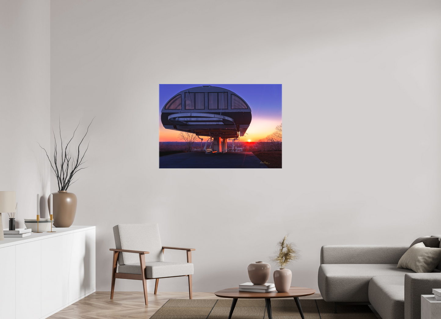 45.2 x 31″, Canvas Print End of the Ride