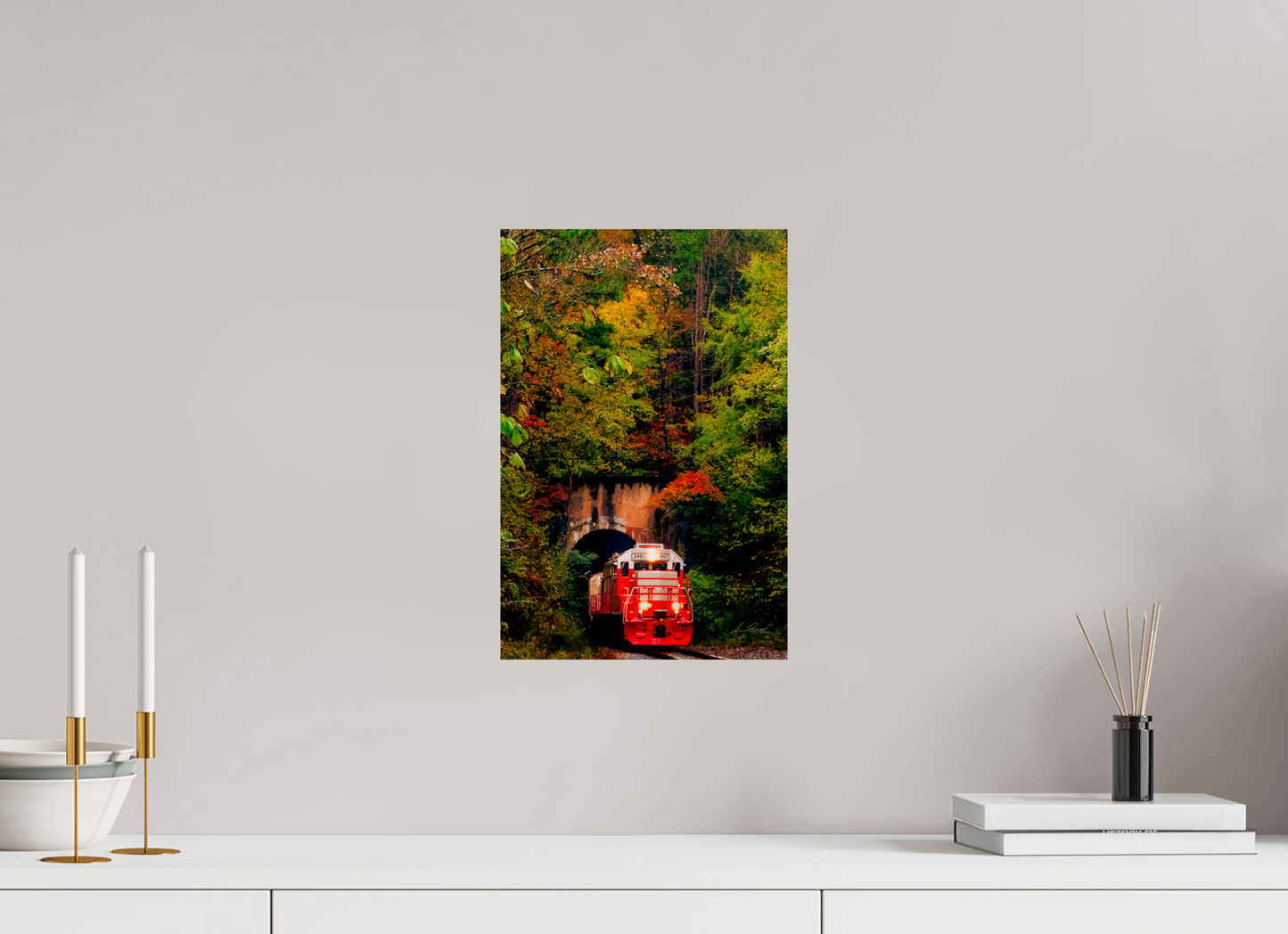 10 x 15″, Print Paper Emerging from autumn