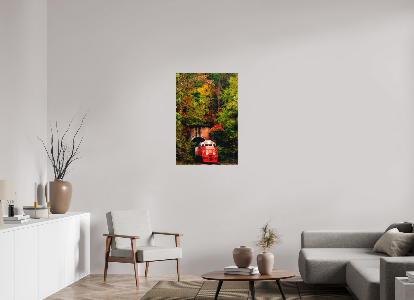 24 x 36″, Canvas Print Emerging from autumn