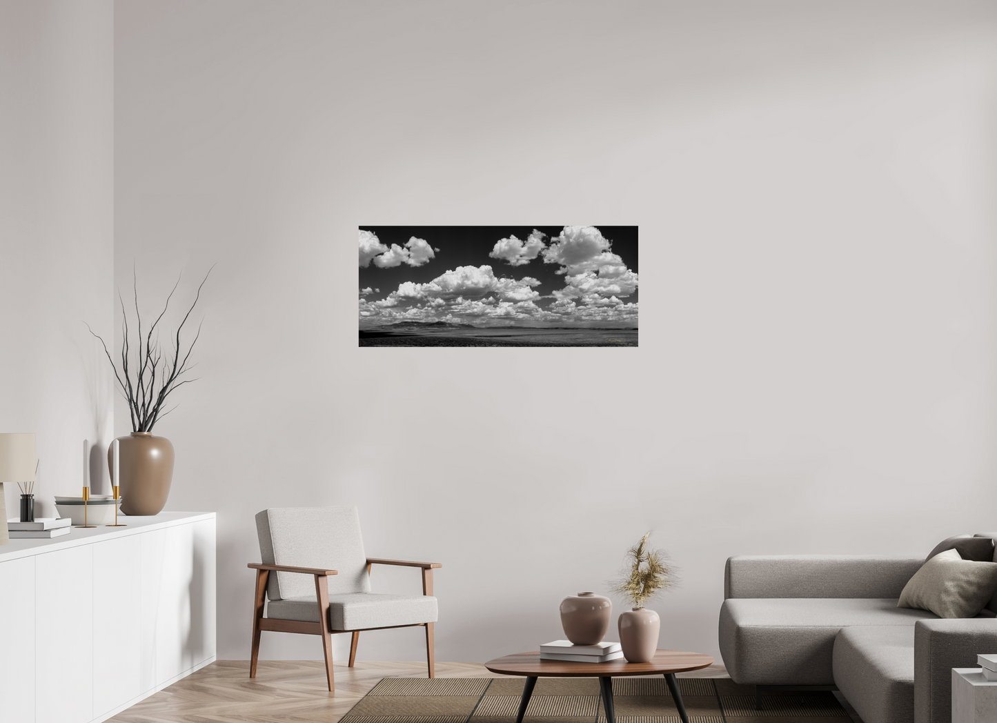 46.1 x 20″, Print Paper The Weight of the Sky | Mexican Hat, Utah Fine Art Photography