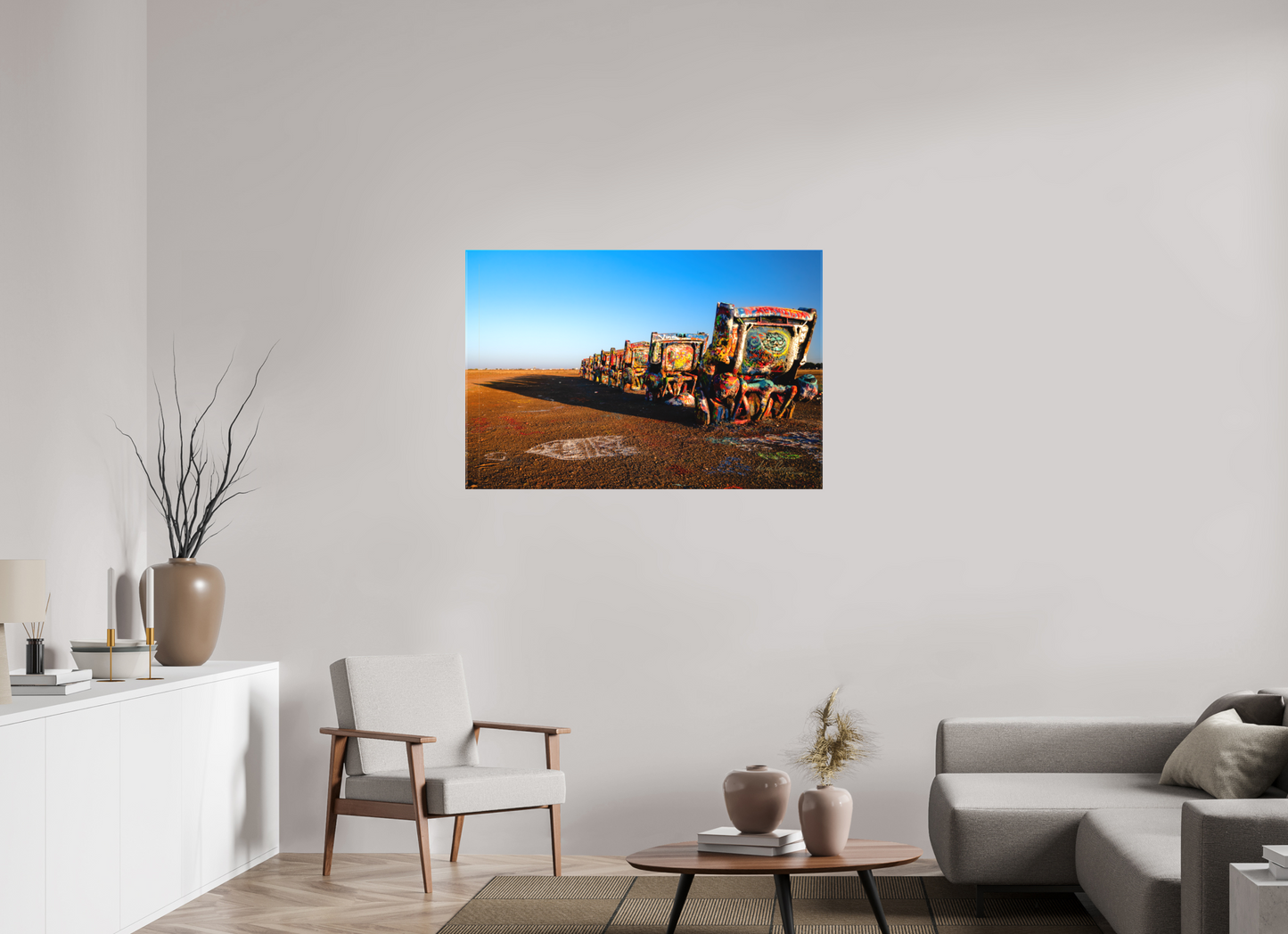 45 x 30″, Canvas Print The Color of Miles