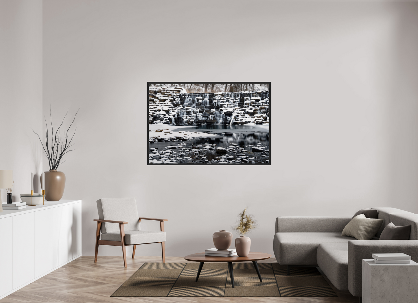 60 x 40″, Gallery Frame Frozen Stillness