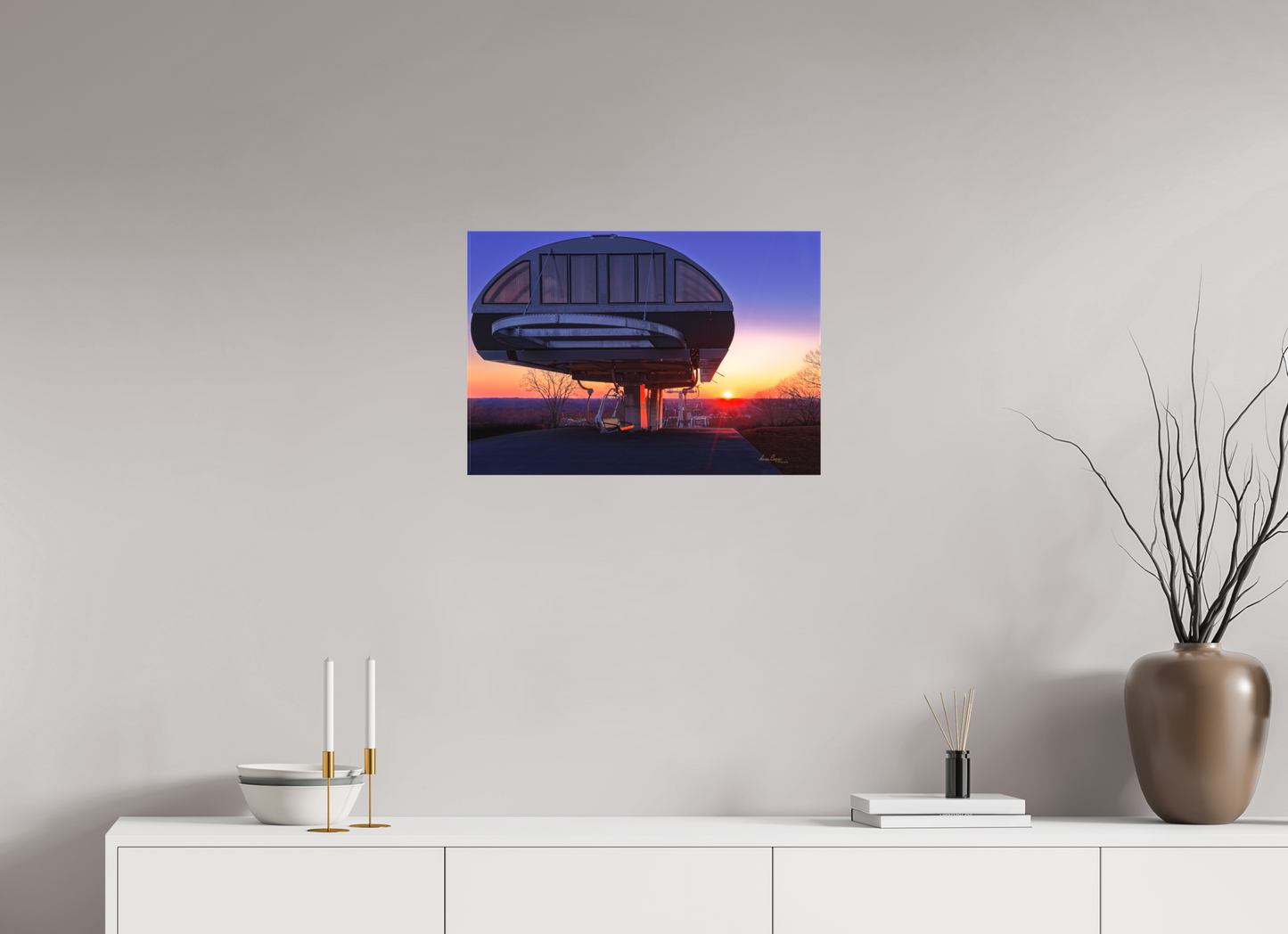 23.3 x 16″, Canvas Print End of the Ride