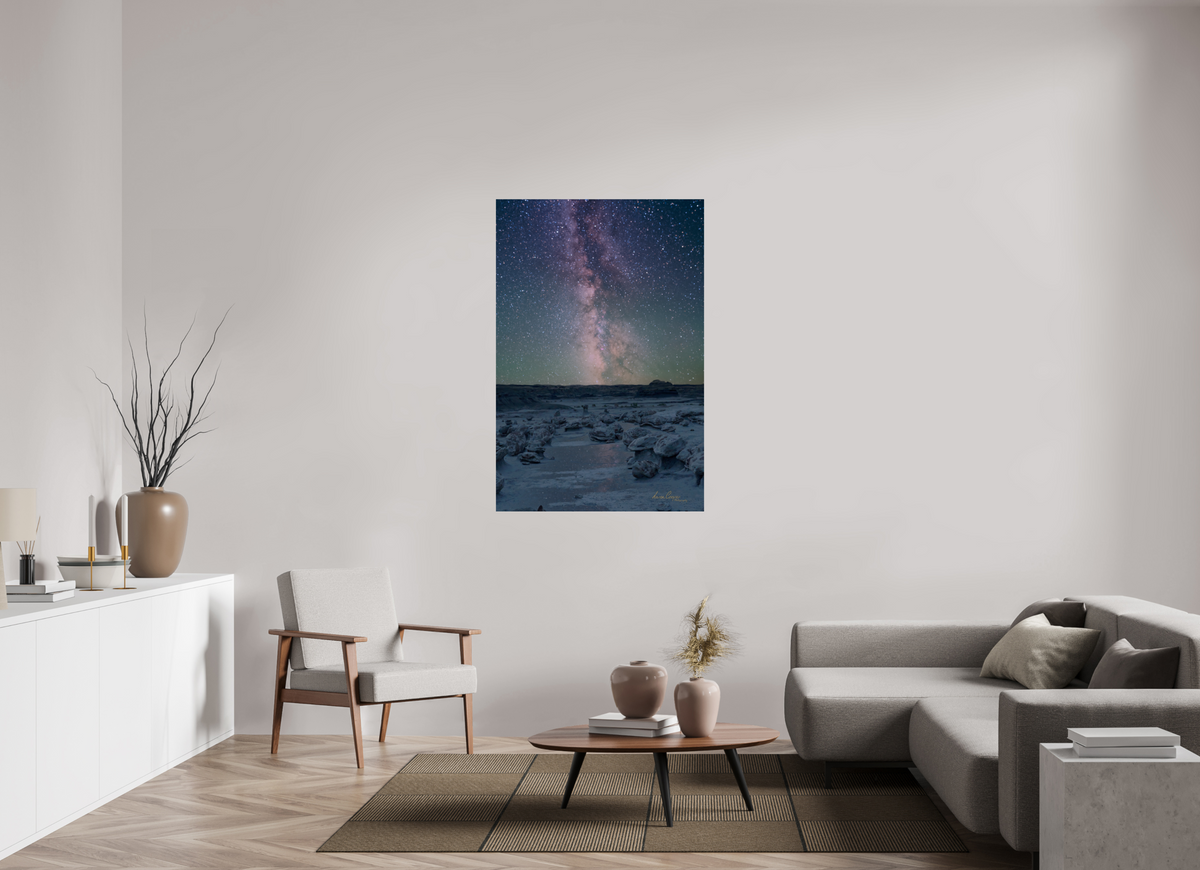 36 x 54″, Print Paper Stars Over The Stone Eggs