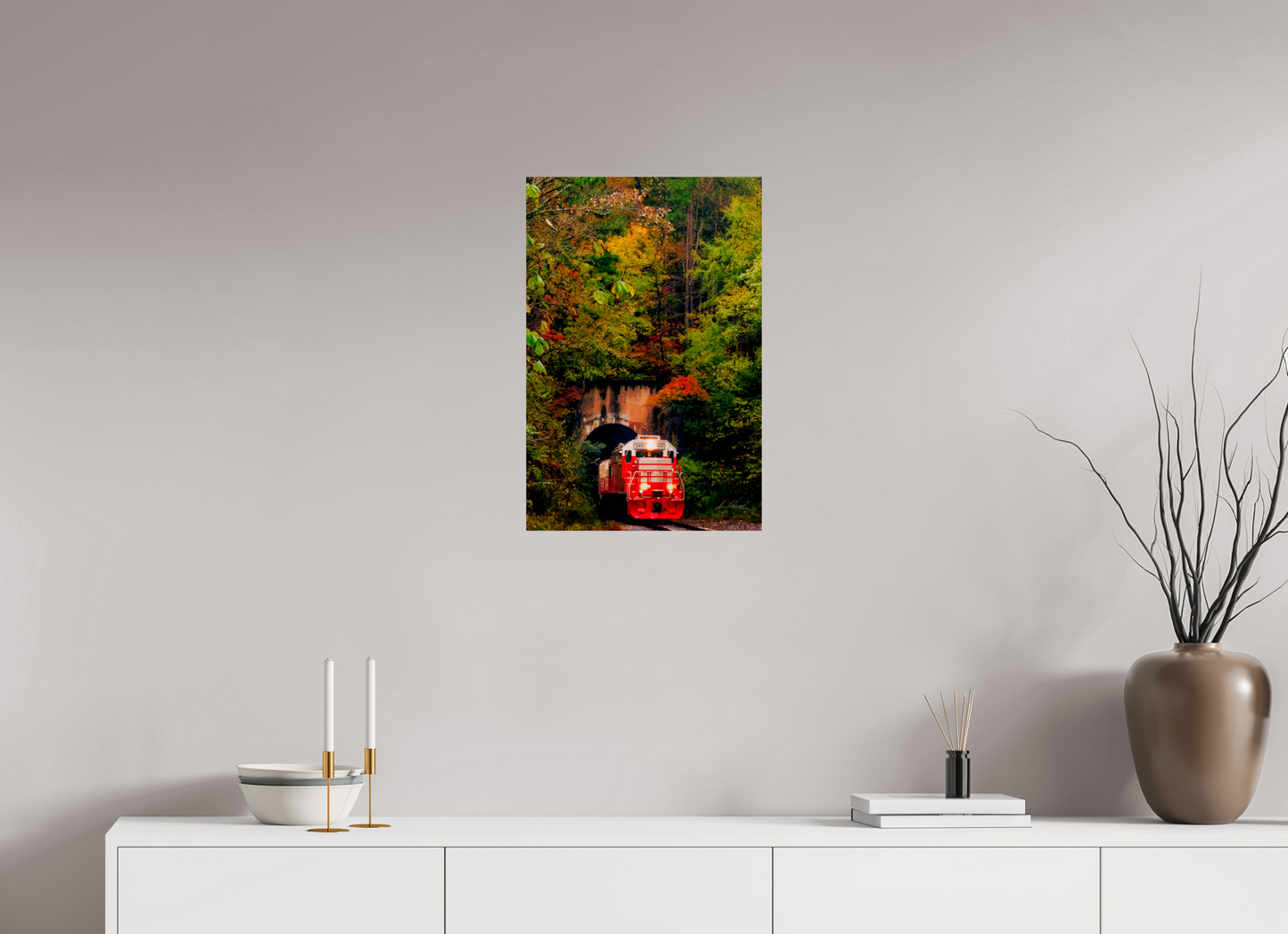 16 x 24″, Print Paper Emerging from autumn