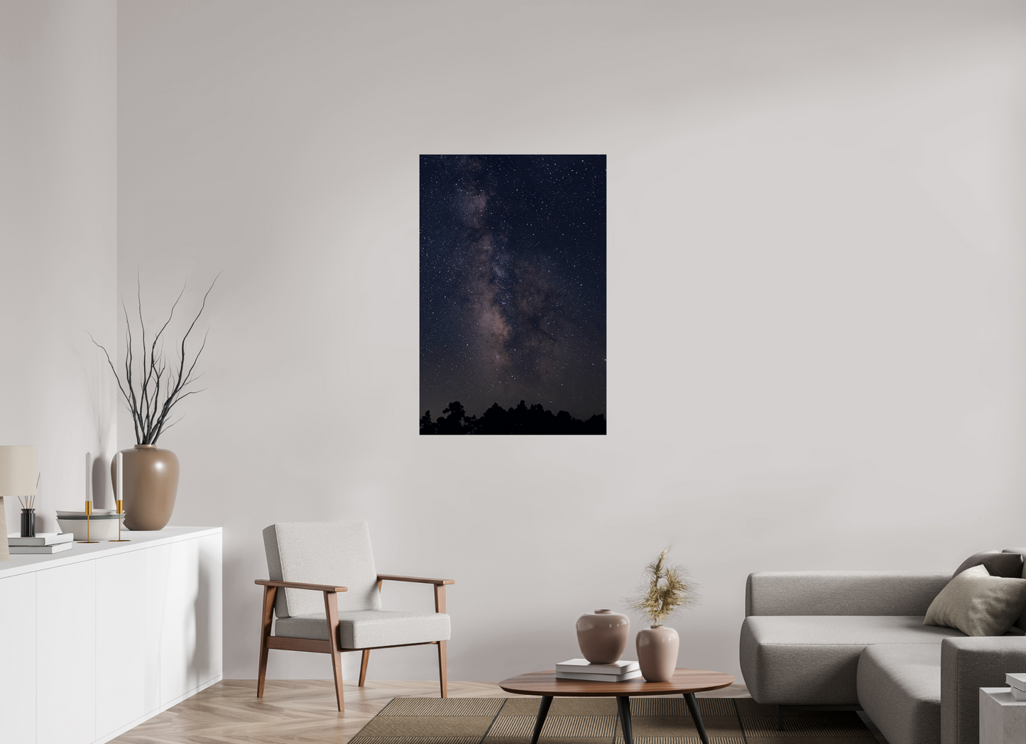 30 x 45″, Print Paper River of Stars – Milky Way Night Sky