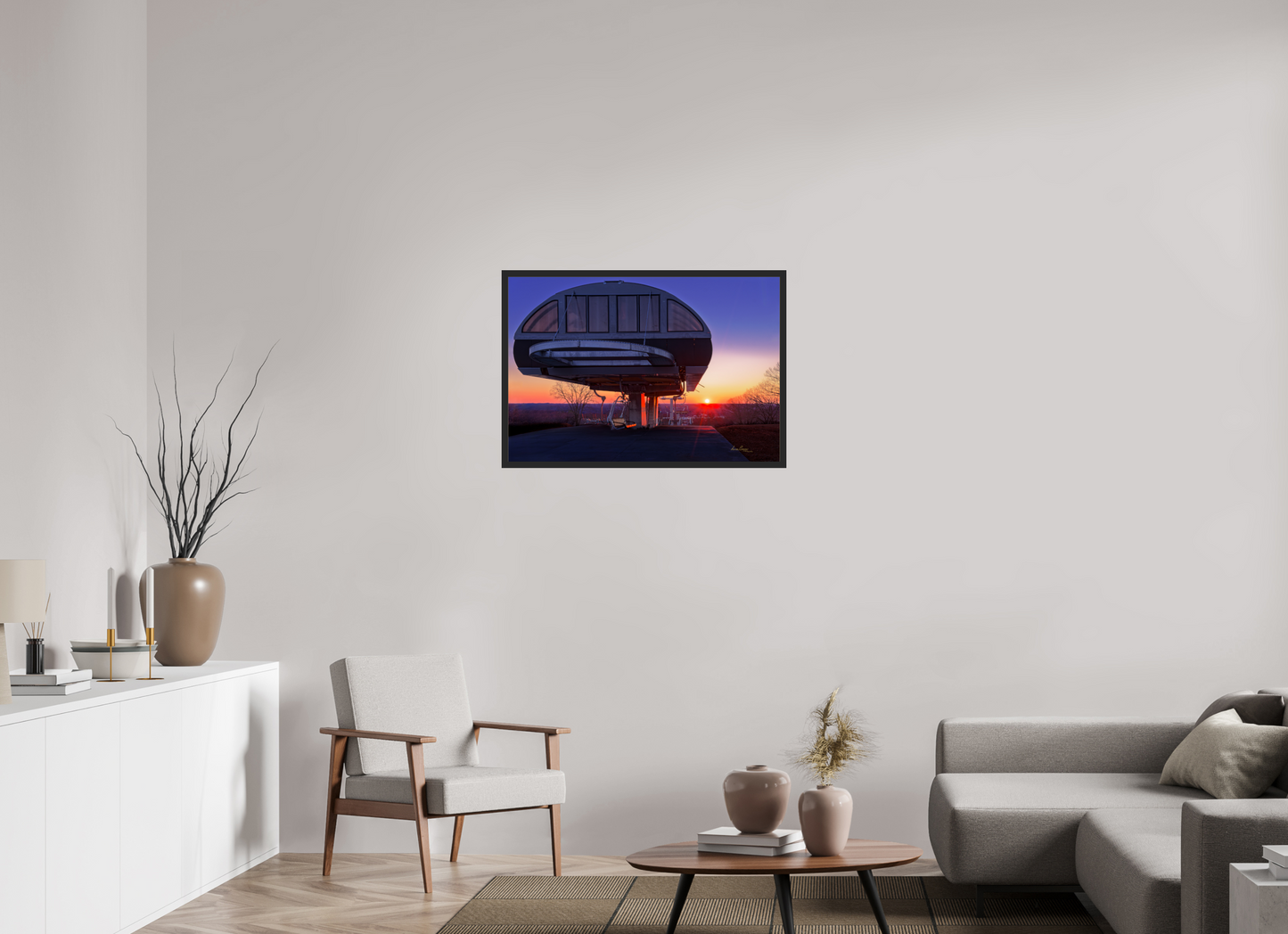 35 x 24″, Gallery Frame End of the Ride