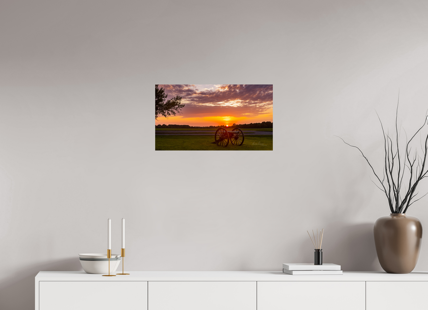 24 x 13.5″, Print Paper Echoes in the Last Light