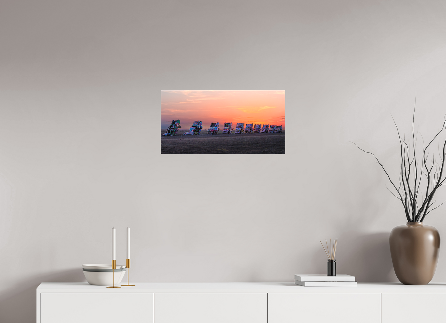 23.7 x 12″, Canvas Print Before the Highway Woke