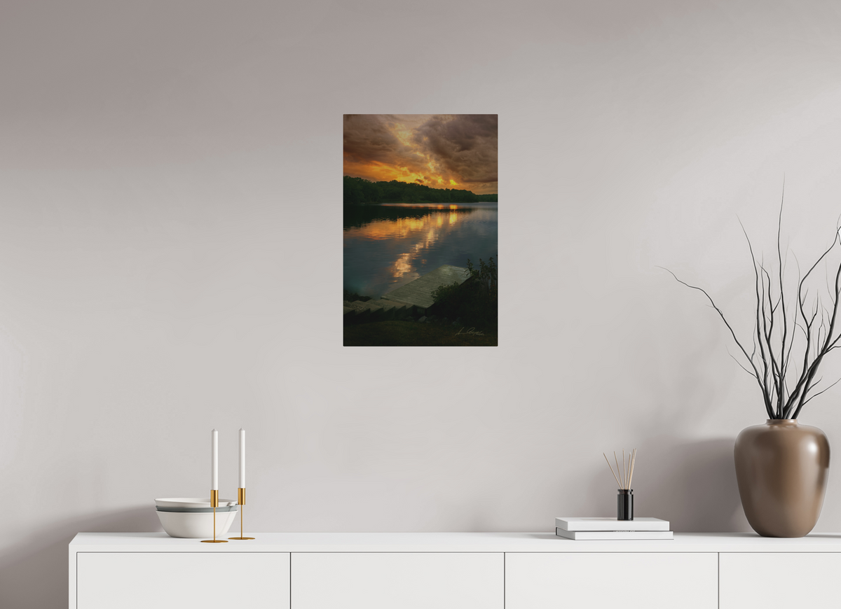 16 x 24″, Metal Prints Refelected Fire