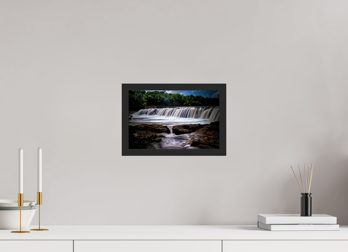 12 x 8″, Gallery Frame Grand Falls in Shadow