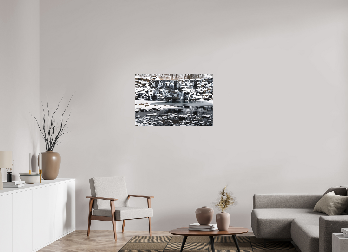 36 x 24″, Canvas Print Frozen Stillness