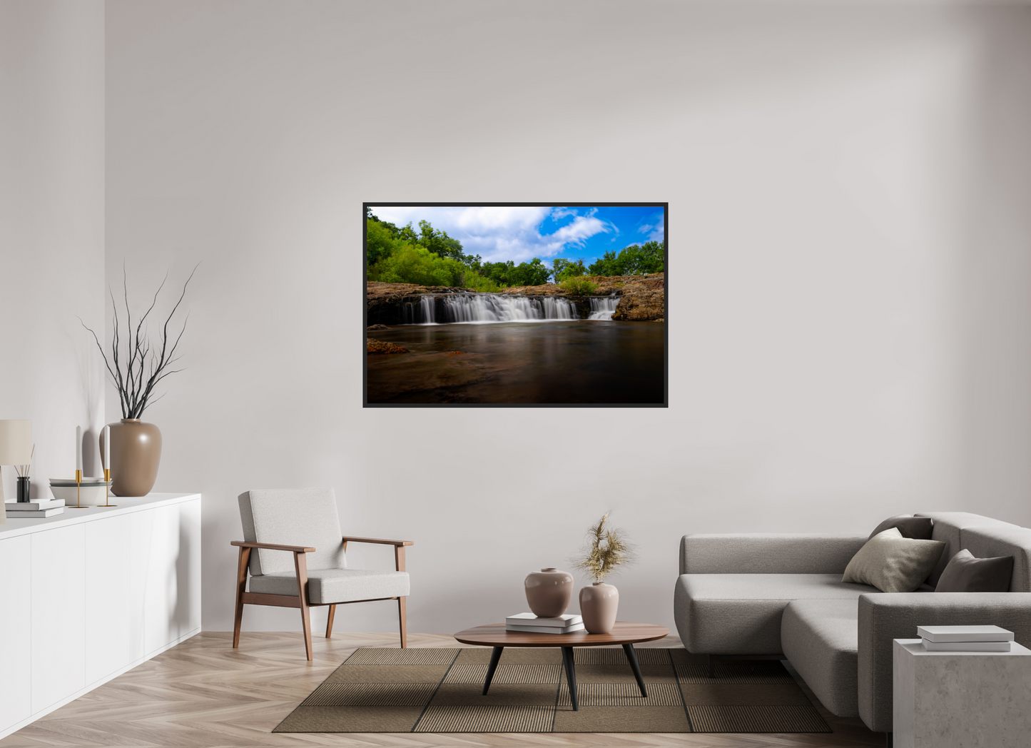 60 x 40″, Gallery Frame Grand Falls in Bloom