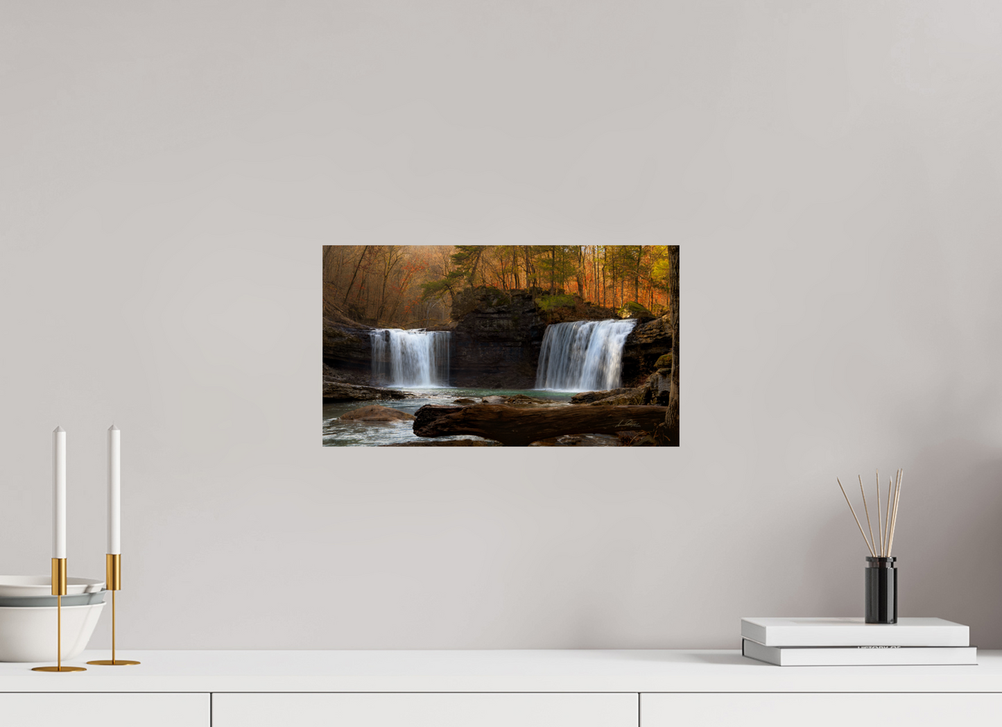 16 x 9″, Photo Print On Fuji Crystal DP II Twin Falls