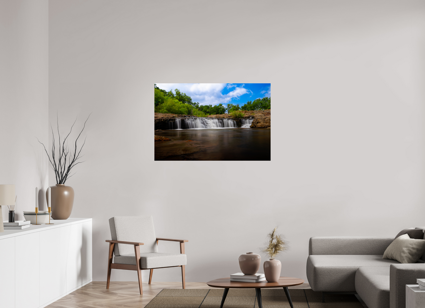 45 x 30″, Photo Print On Fuji Crystal DP II Grand Falls in Bloom