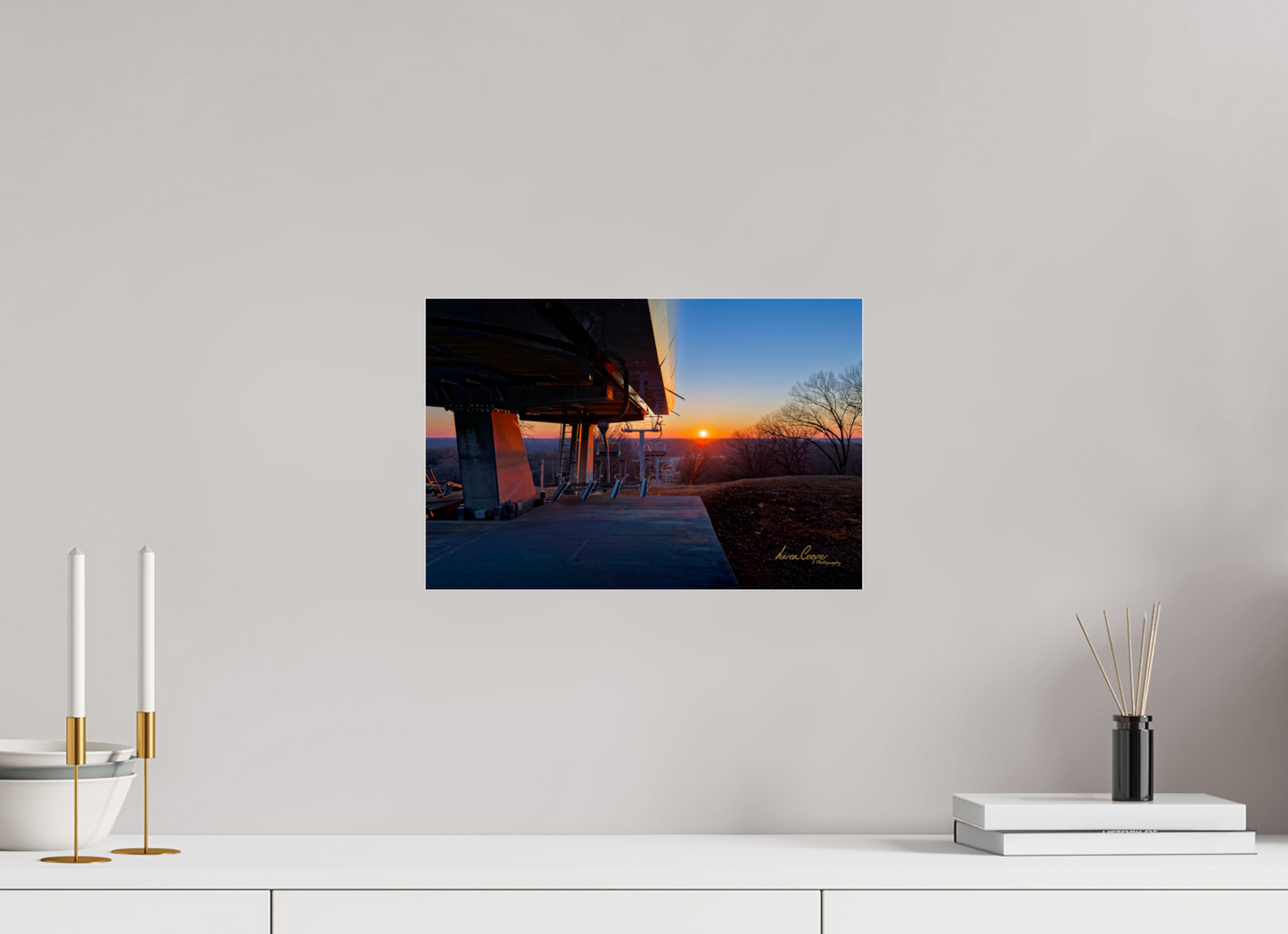 15 x 10″, Photo Print Under Acrylic Glass The Lifted Morning Sun