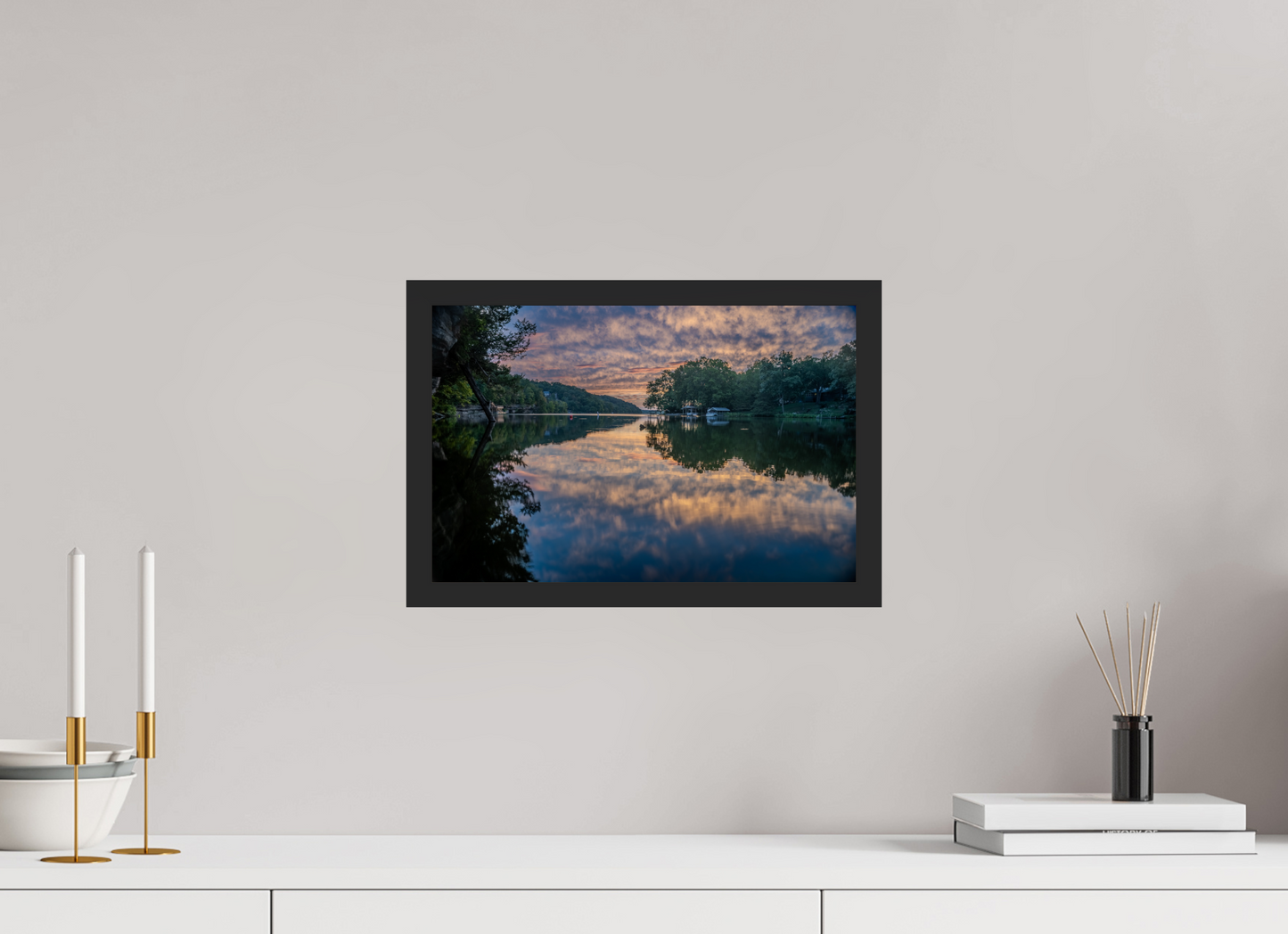 15 x 10″, Gallery Frame Morning Mirrors