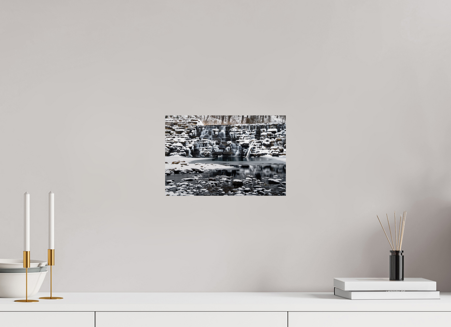 12 x 8″, Print Paper Frozen Stillness