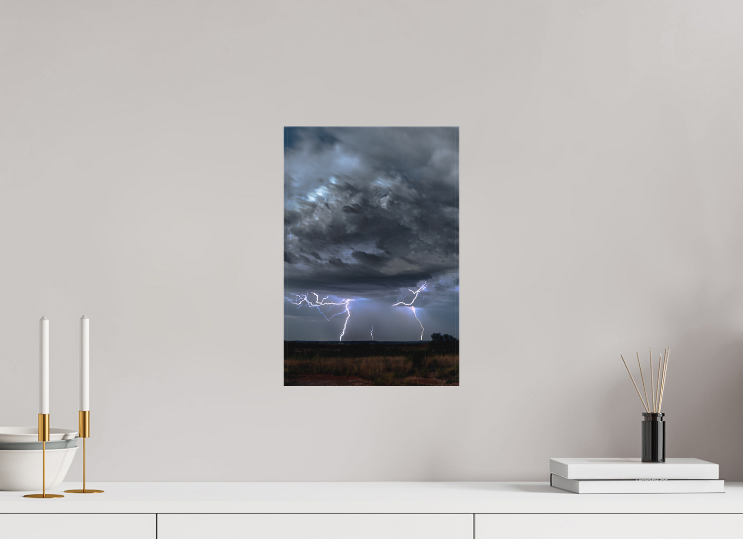 10 x 15″, Canvas Print Fractured Storm