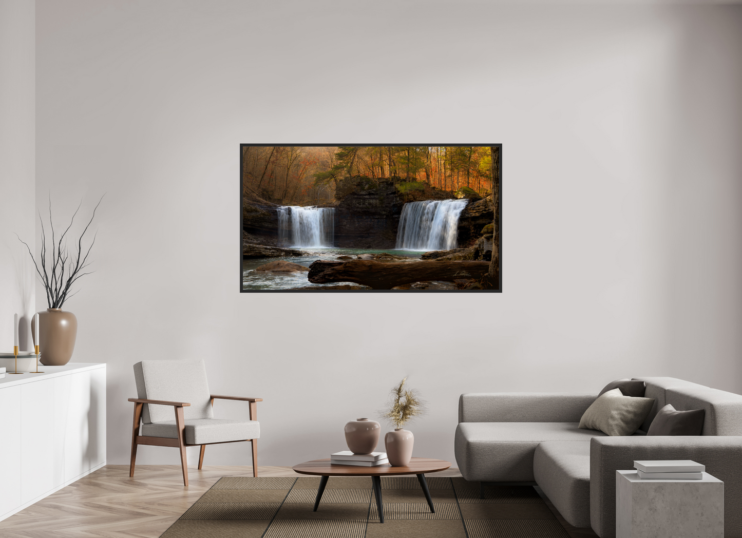 70 x 39.4″, Gallery Frame Twin Falls