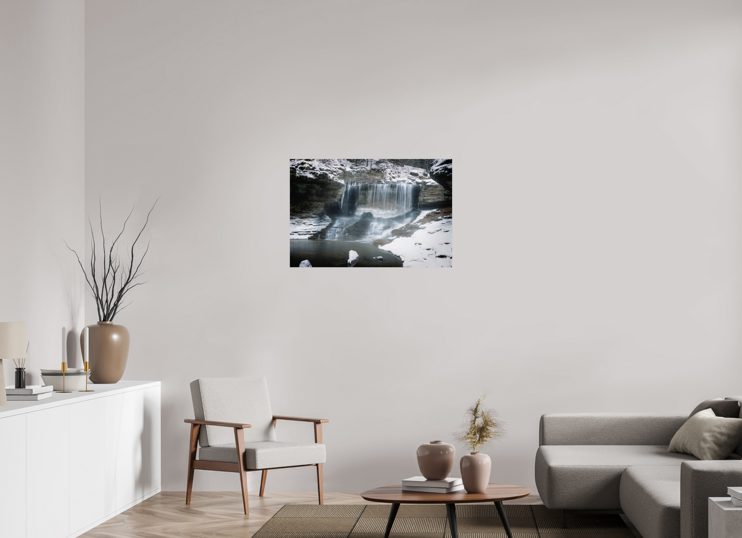 36 x 24″, Print Paper Frozen Stillness