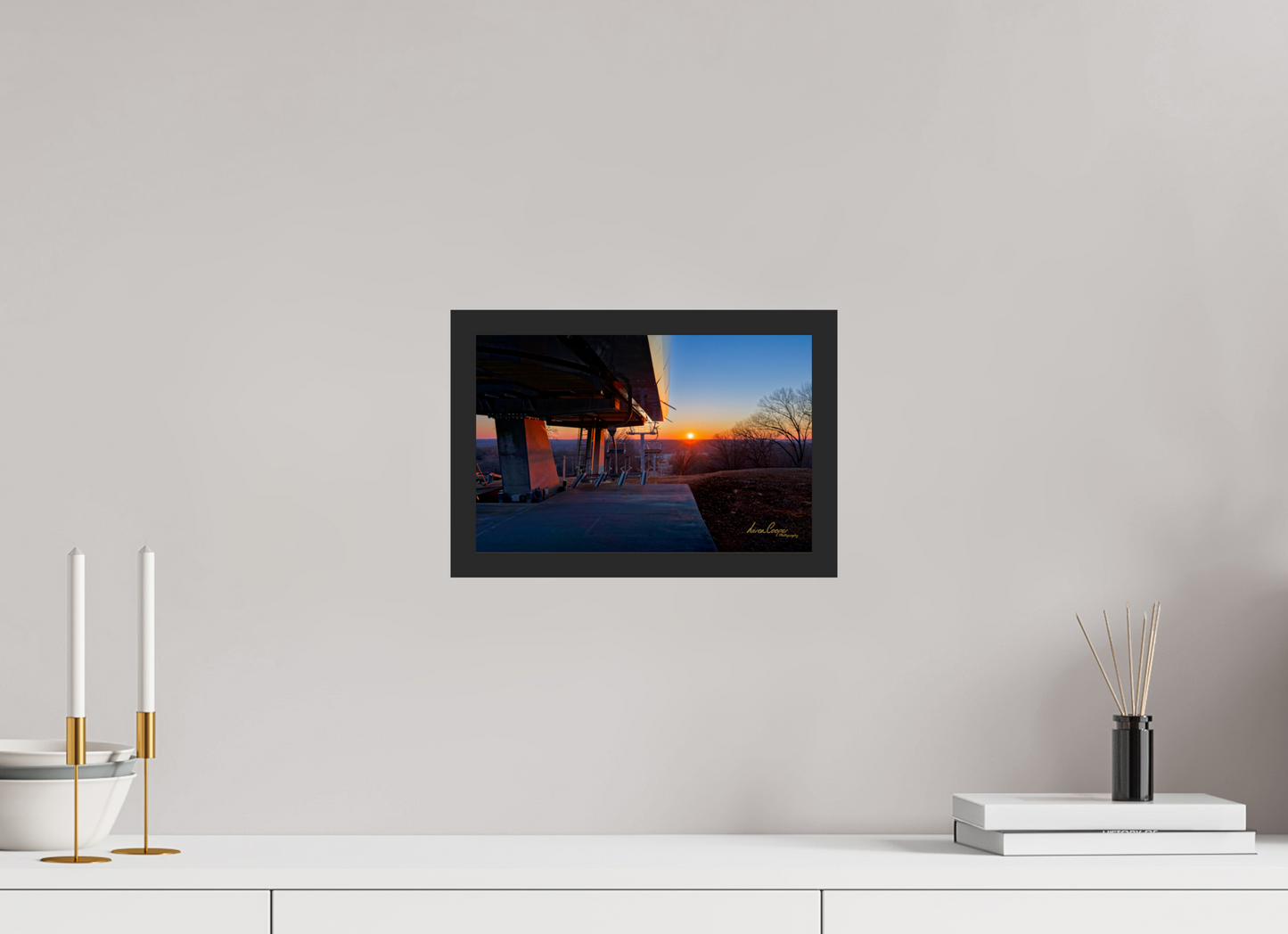 12 x 8″, Gallery Frame The Lifted Morning Sun