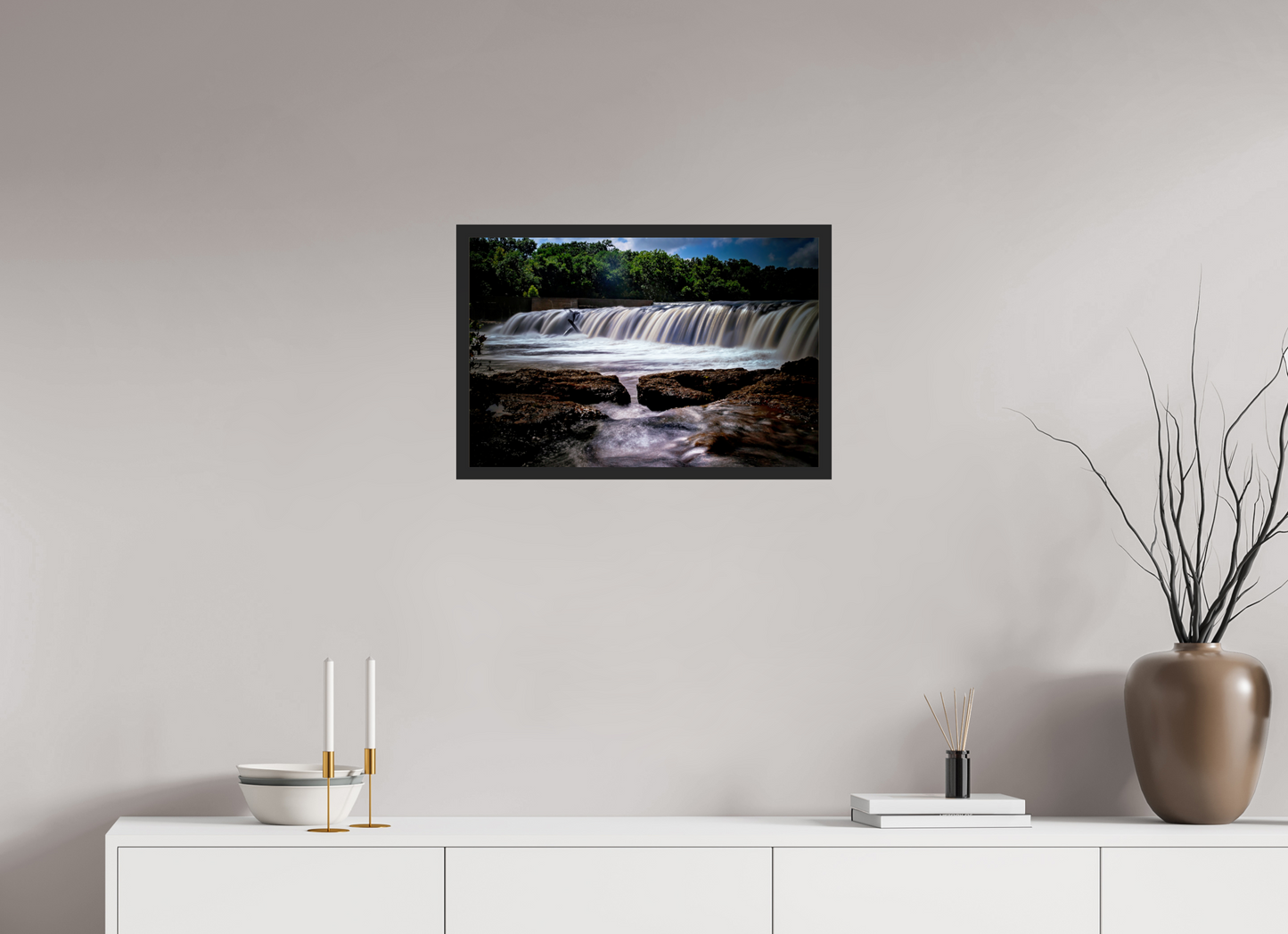 24 x 16″, Gallery Frame Grand Falls in Shadow