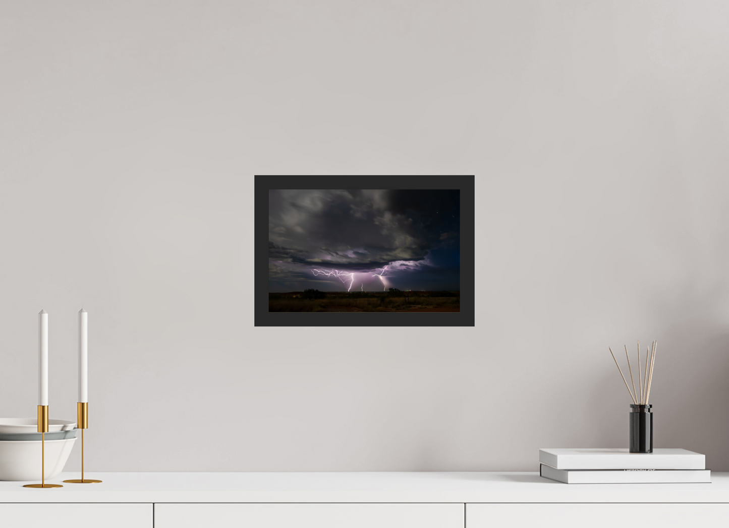 12.1 x 8″, Gallery Frame Quiet Before the Strike