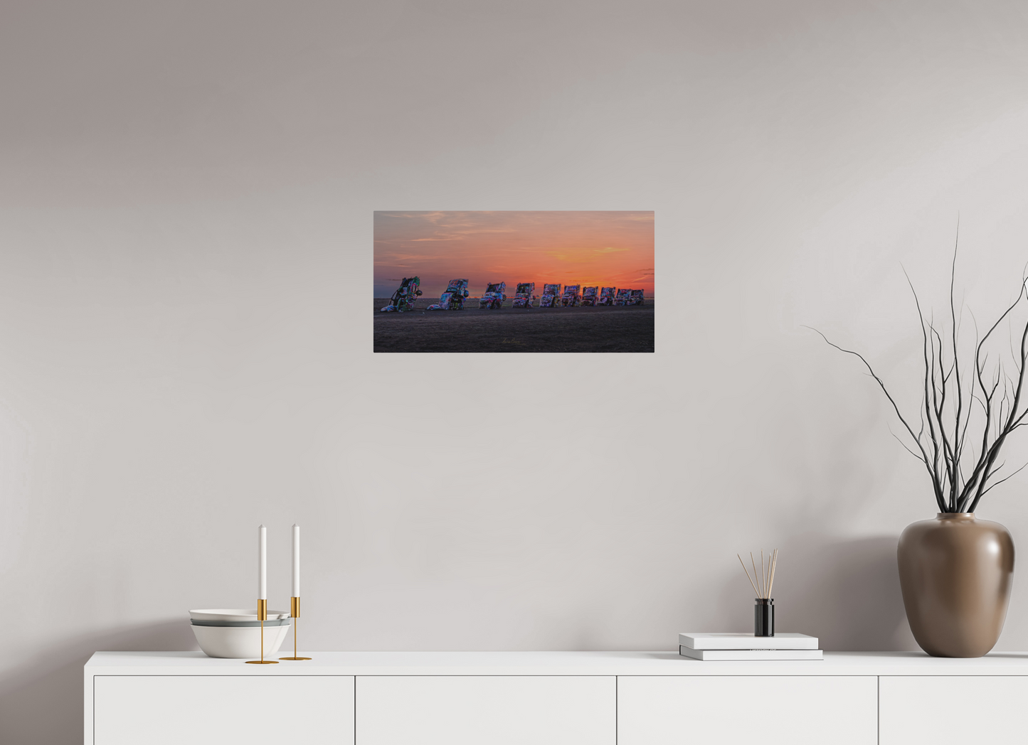 23.7 x 12″, Metal Prints Before the Highway Woke