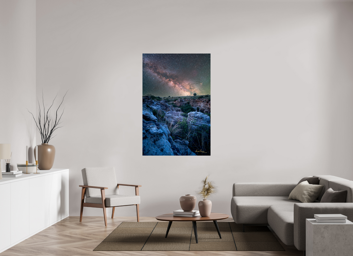 40 x 60″, Print Paper Between Stone and Stars