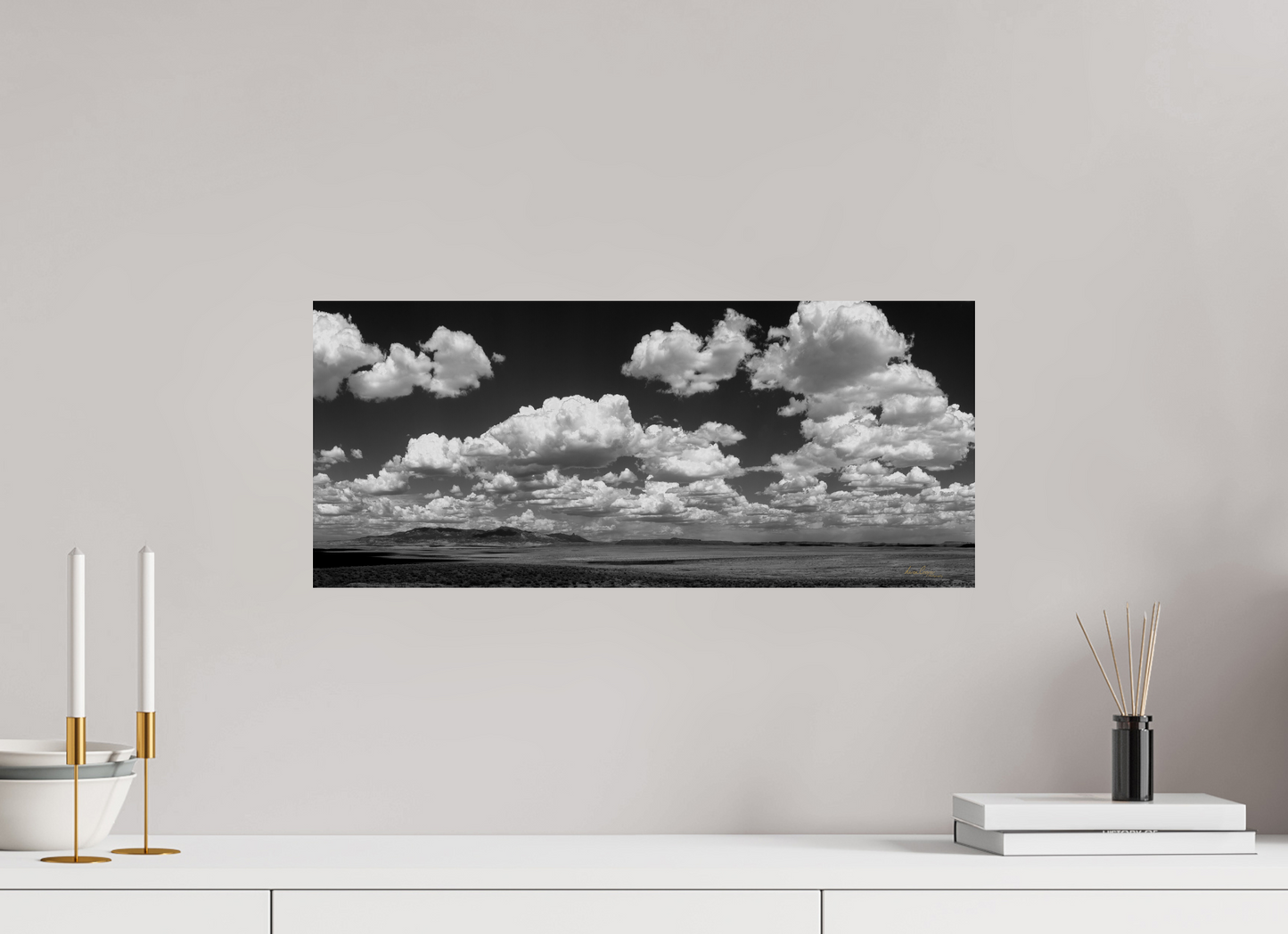 23.1 x 10″, Print Paper The Weight of the Sky | Mexican Hat, Utah Fine Art Photography