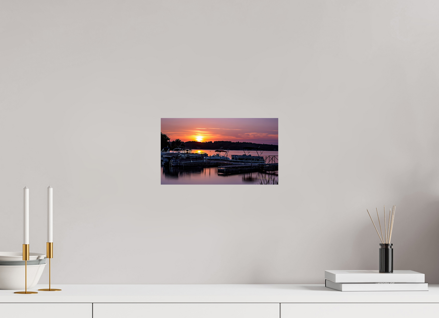 12 x 6.8″, Print Paper Anchored in the Last Light