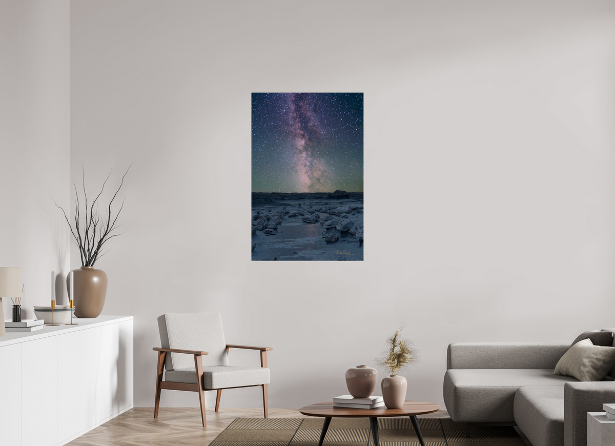 30 x 45″, Print Paper Stars Over The Stone Eggs