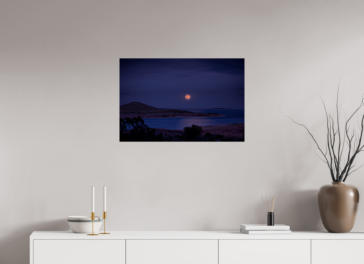 30 x 20″, Print Paper Peak of Lingering Light