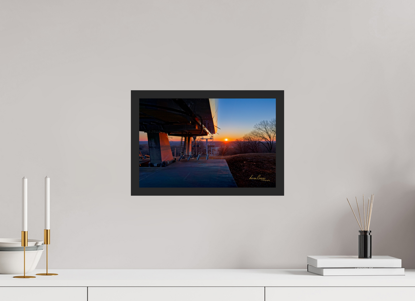 15 x 10″, Gallery Frame The Lifted Morning Sun