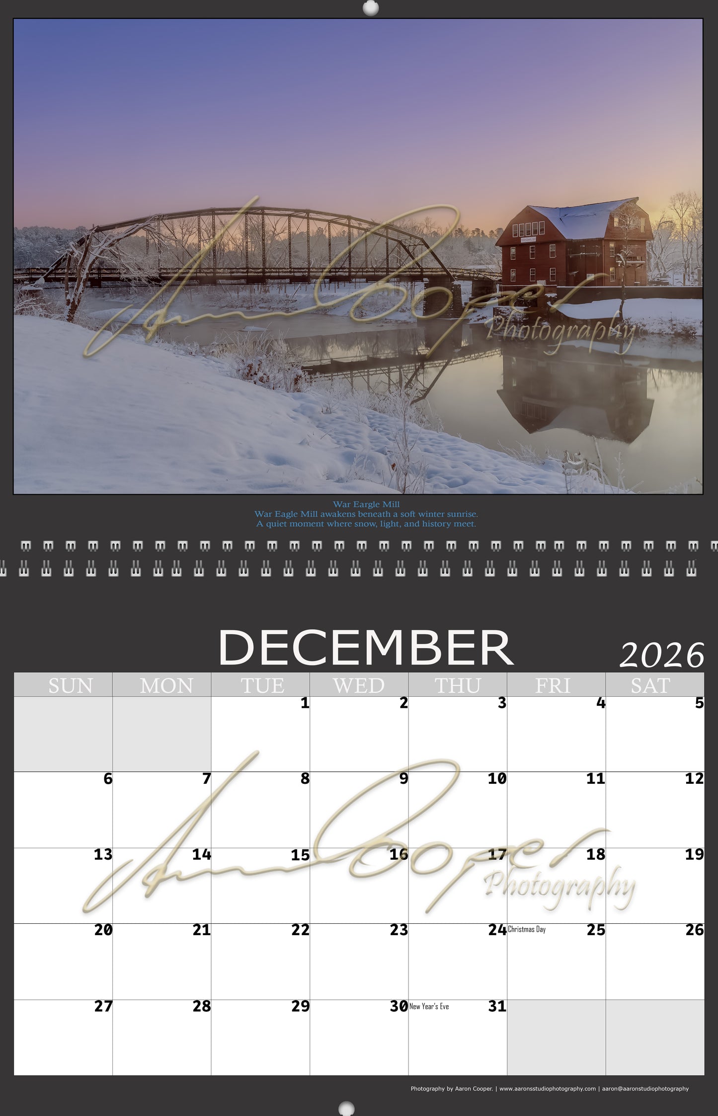 2026 Landscape Photography Calendar