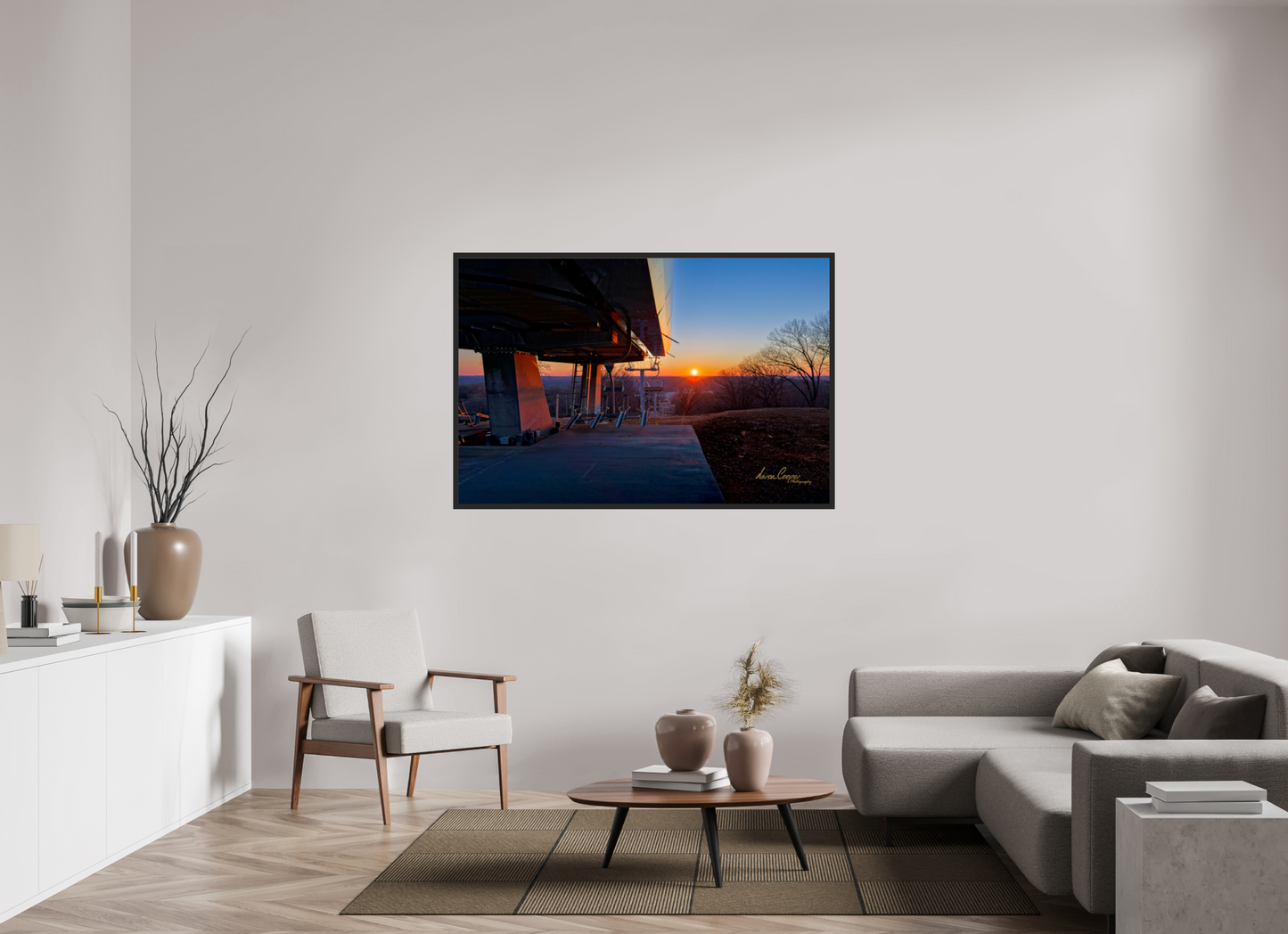 60 x 40″, Gallery Frame The Lifted Morning Sun