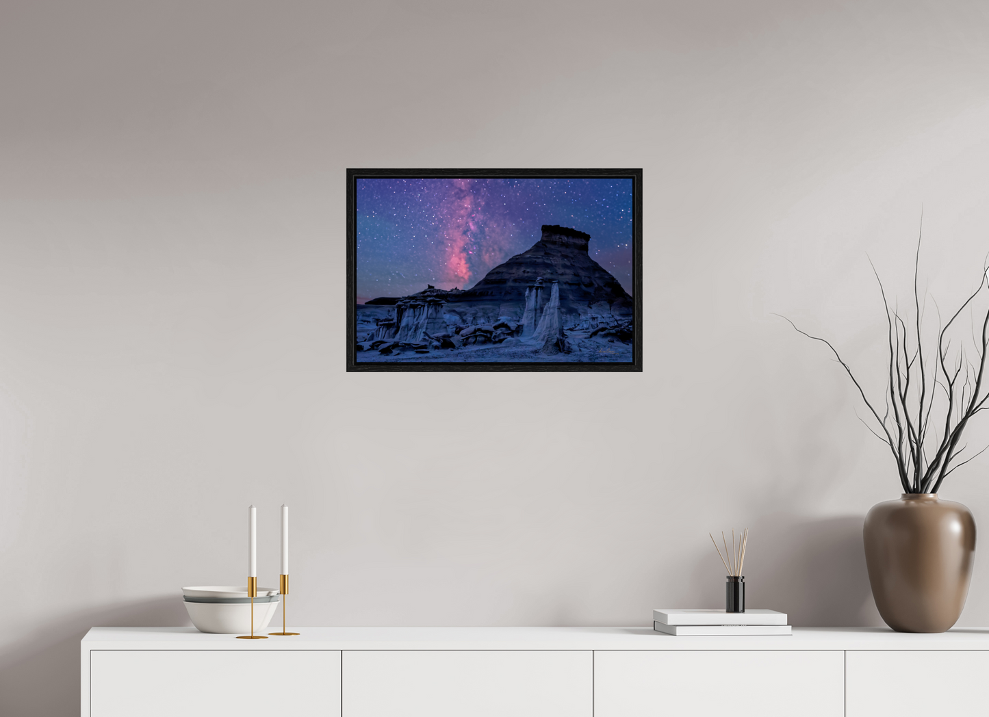 24 x 16″, Floater Frame Cathedrals of the Night