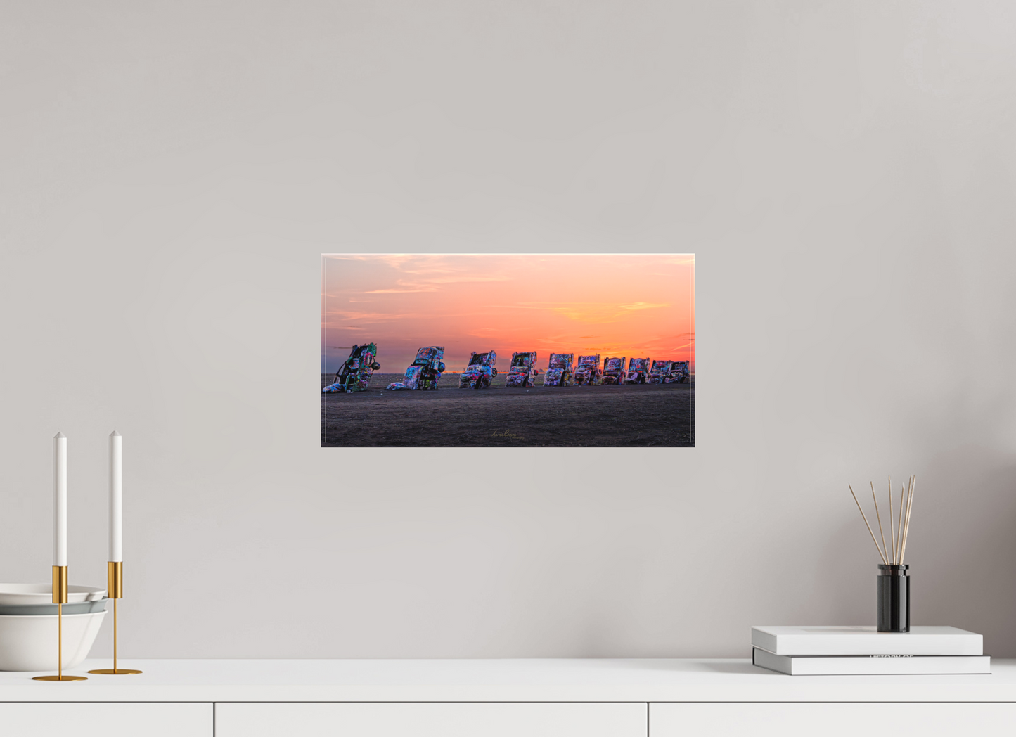 15.8 x 8″, Canvas Print Before the Highway Woke