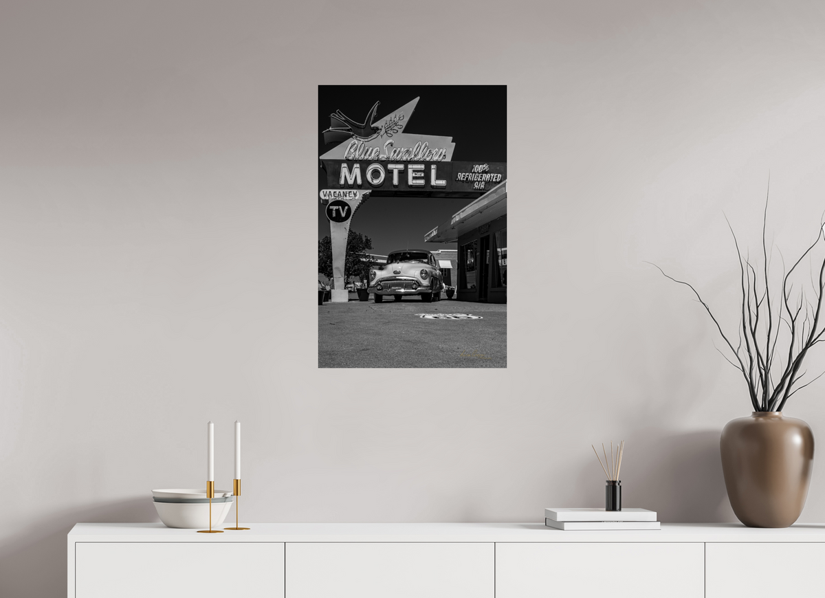 20 x 30″, Print Paper Where the Mother Road Sleeps