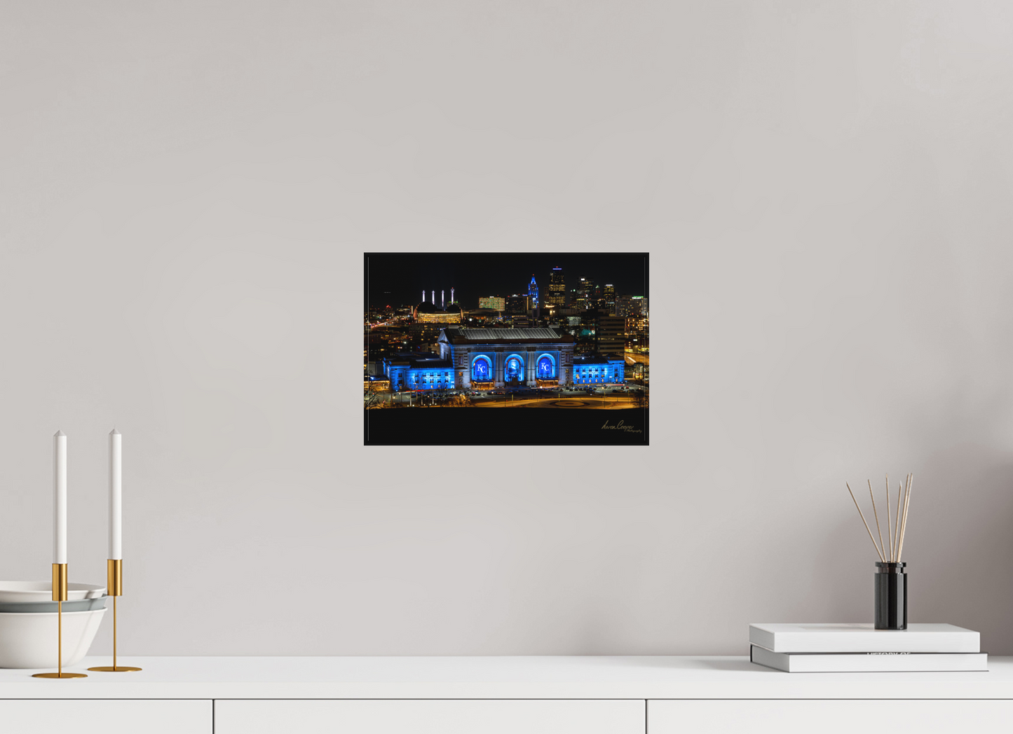 12 x 8″, Canvas Print Kansas City Union Station