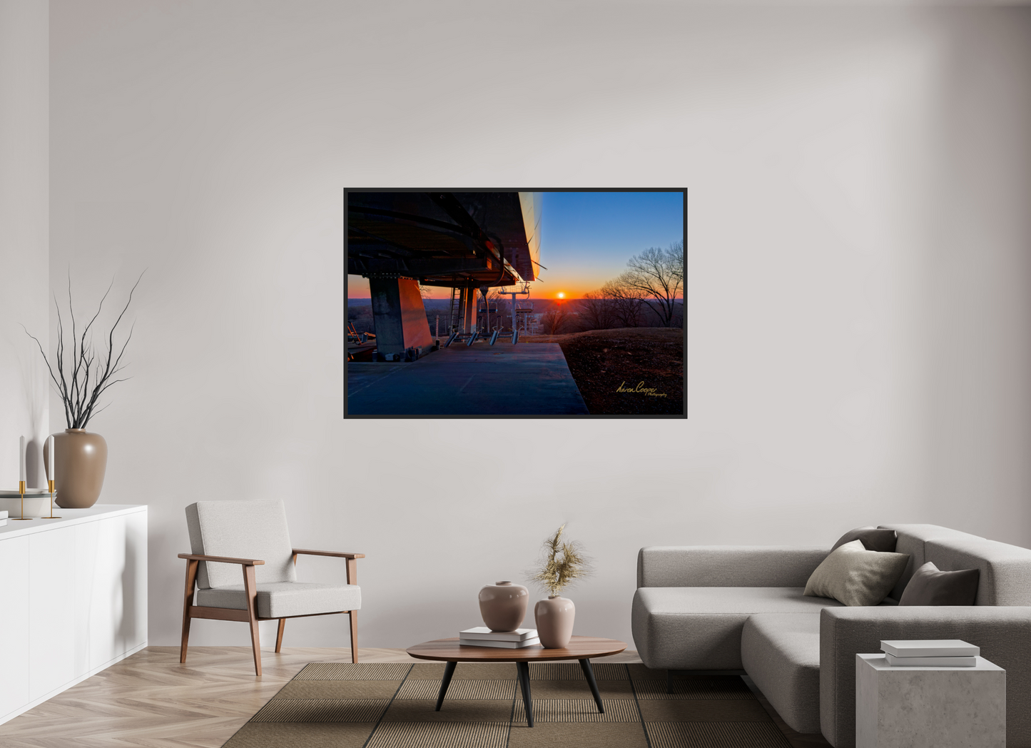 66 x 44″, Gallery Frame The Lifted Morning Sun