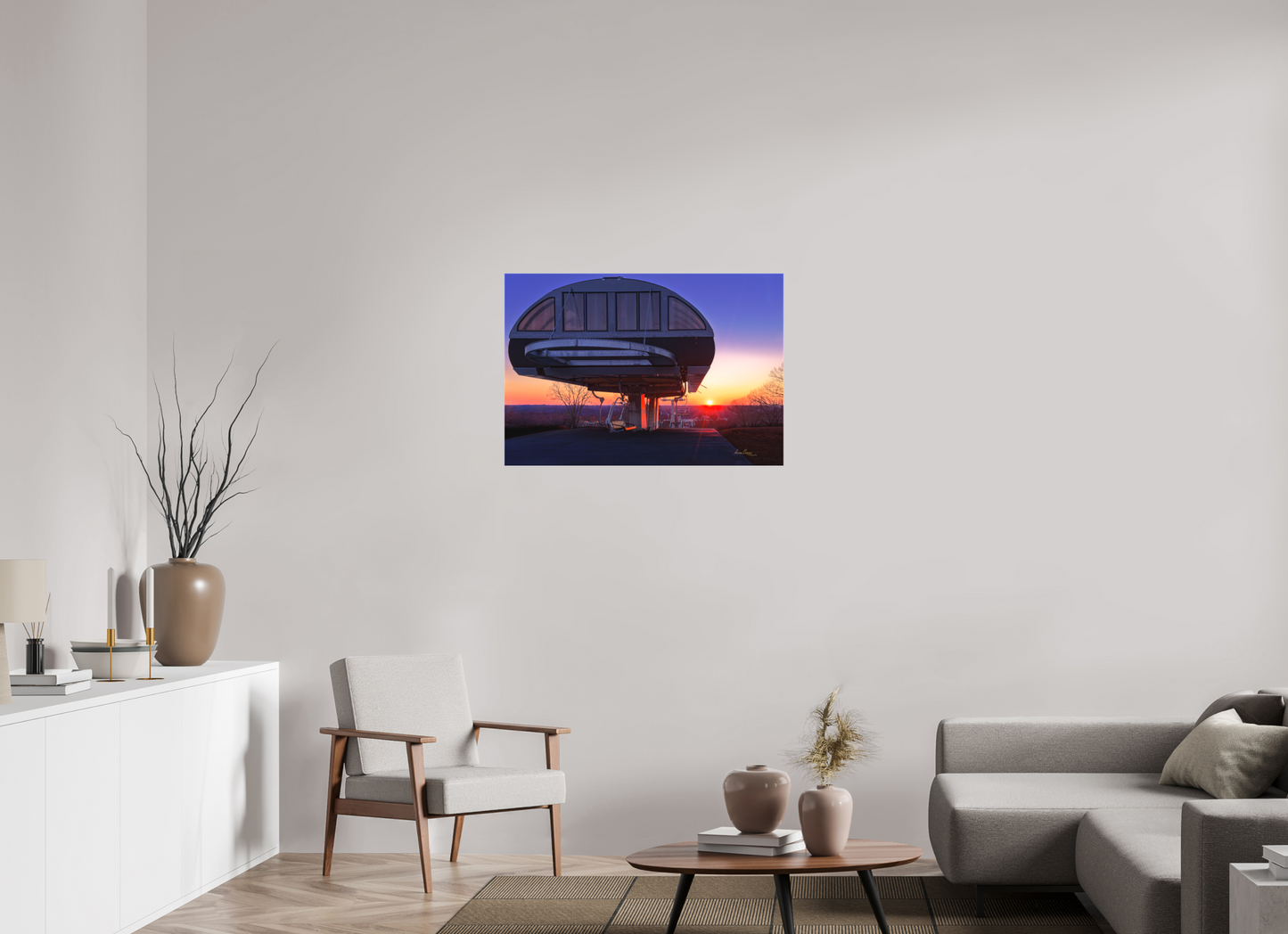 35 x 24″, Canvas Print End of the Ride