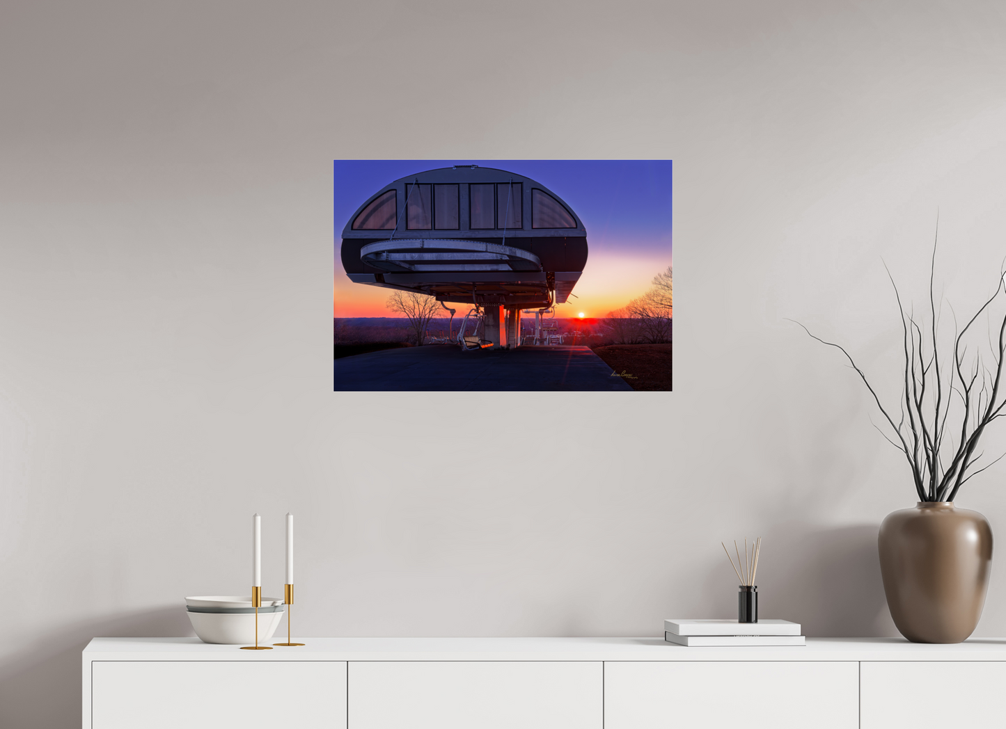 29.2 x 20″, Photo Print Under Acrylic Glass End of the Ride