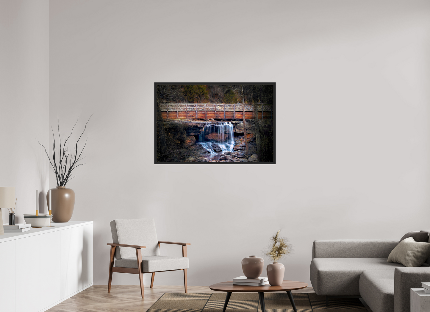 45 x 30″, Gallery Frame Pinon Falls