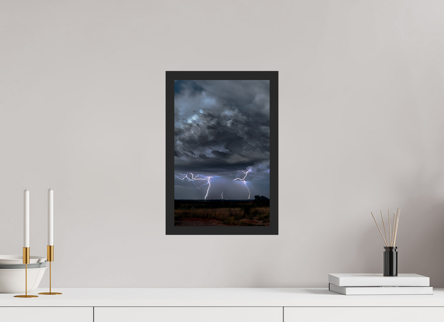 10 x 15″, Gallery Frame Fractured Storm