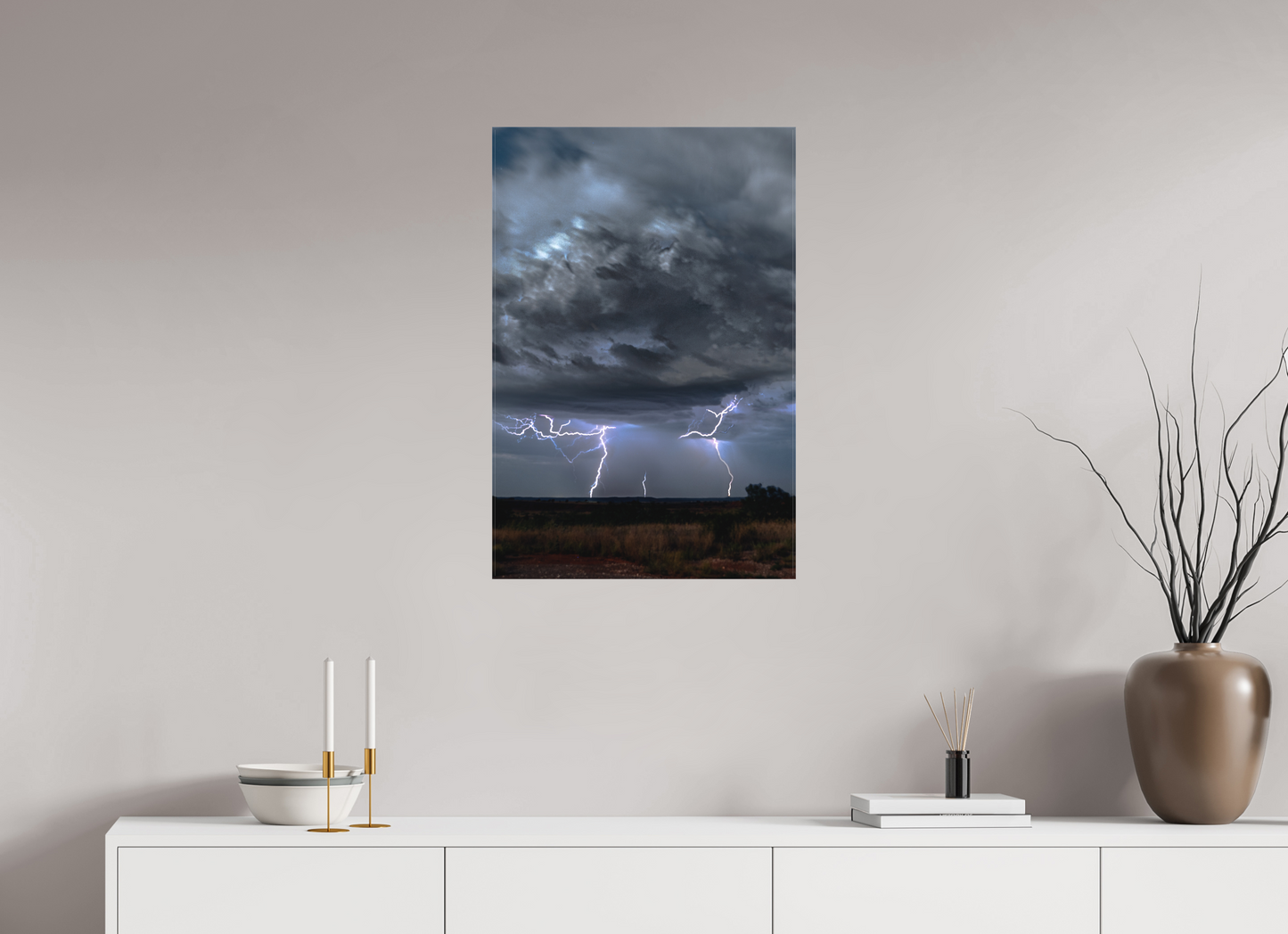 20 x 30″, Canvas Print Fractured Storm