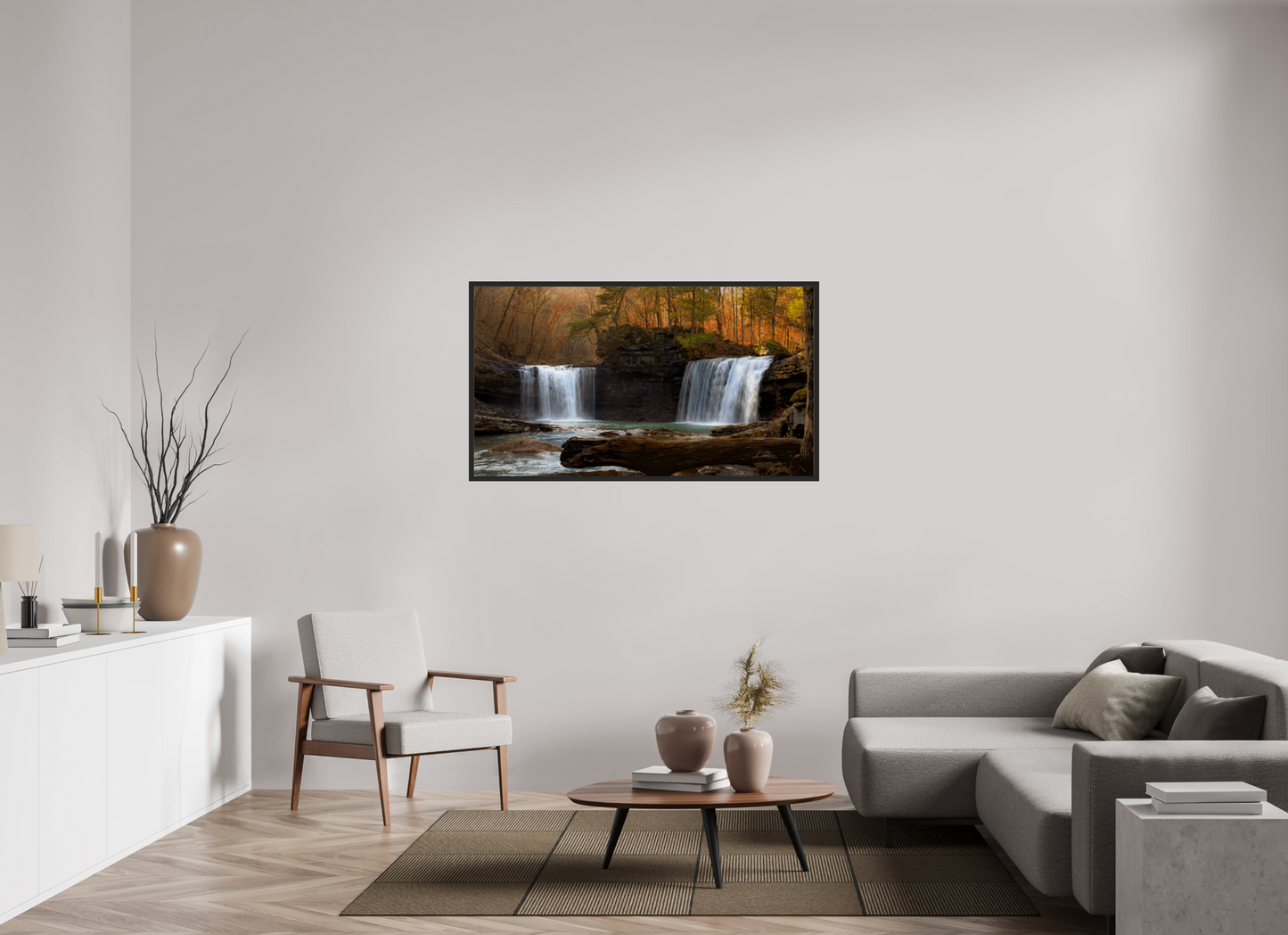 55 x 30.9″, Gallery Frame Twin Falls